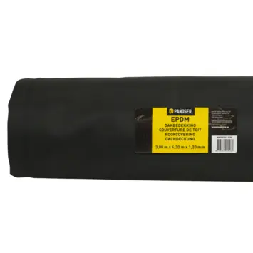 Pandser EPDM dakbedekking 3 x 4,2 m (dikte 1,2 mm)