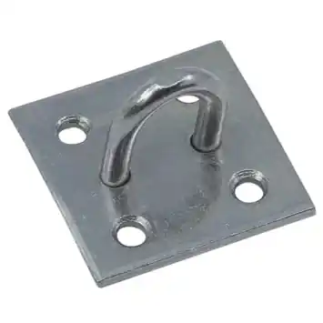 Waelbers slotoog op plaat 55 x 55 mm RVS