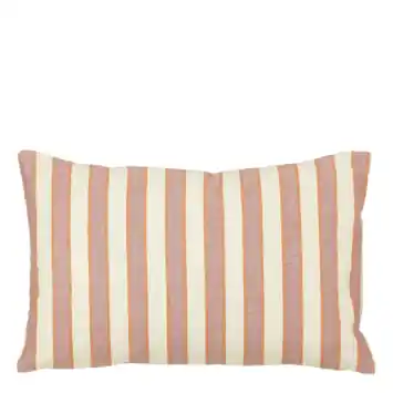 Kussen streep roze - l55xb35xh10cm