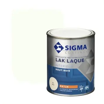 Sigma Interieur binnenlak zijdeglans RAL 9010 zuiverwit 750 ml