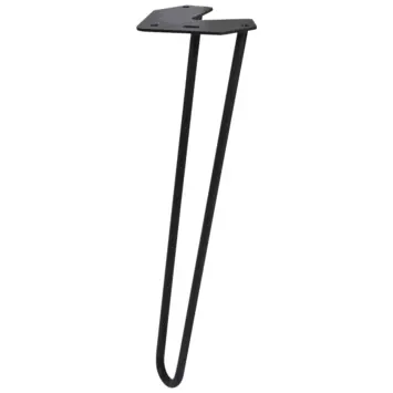 Duraline meubelpoot Hairpin zwart 40 cm