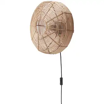 Wandlamp Jimmy rotan Ø51x21 cm