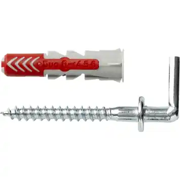 Fischer Universeelplug DuoPower 8x40mm met schroefduim 4 stuks