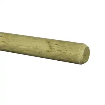 Tuinpaal rond grenen hout geïmpregneerd 6 x 100 cm
