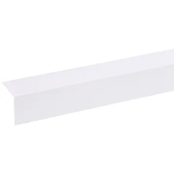 Hoekprofiel kunststof wit 30x30 mm 260 cm