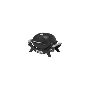 Weber Q1100N gas bbq metaal zwart tafelmodel met deksel