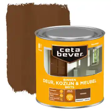 CetaBever Deur, Kozijn & Meubelbeits zijdeglans transparant kersen 250 ml
