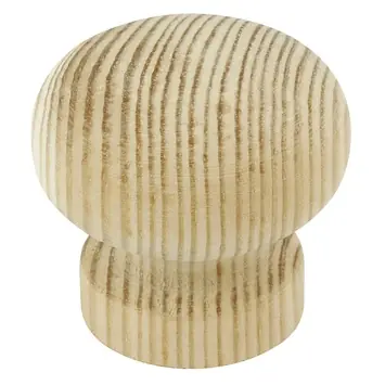Knop Elise grenen 42mm