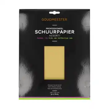 Goudmeester Assorti schuurpapier 120/180/240