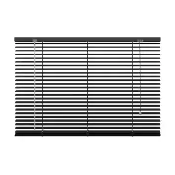 KARWEI aluminium jaloezie 25 mm matzwart (kleurnr. 320) 100x180 cm (bxh)