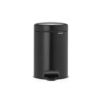 Brabantia Newicon pedaalemmer mat zwart 3 liter