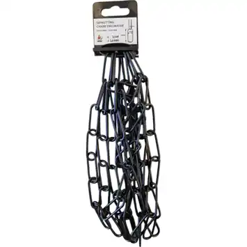 Sierketting nr. 5030 zwart 2,5 meter