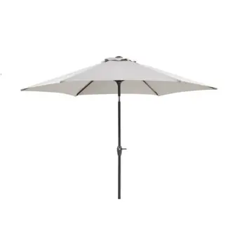 Handson Florida parasol taupe Ø 270 cm met hendel