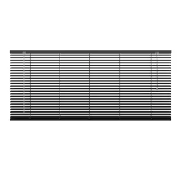 KARWEI aluminium jaloezie 25 mm zwart (kleurnr. 203) 220x180 cm (bxh)
