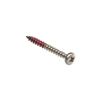 Rotadrill schroef universeel cilinderkop PZ2 RVS 4x20 mm 28 stuks