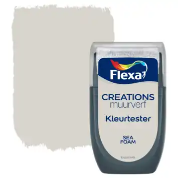 Flexa Creations muurverf kleurtester mat sea foam 30 ml