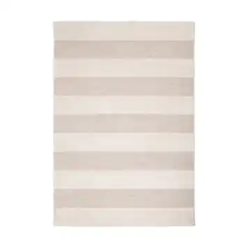 Vloerkleed Elio beige streep 160x230 cm