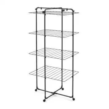 Brabantia droogtoren HangOn matt black zwart 30 m