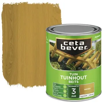 CetaBever Tuinhoutbeits zijdeglans transparant grenen 750 ml