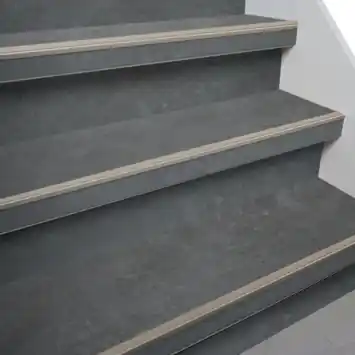 Firststep traprenovatieset laminaattreden steen antraciet, 4 stuks