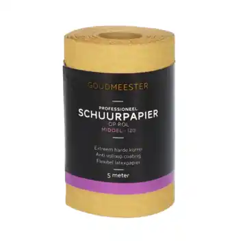 Goudmeester schuurrol P120 5 m