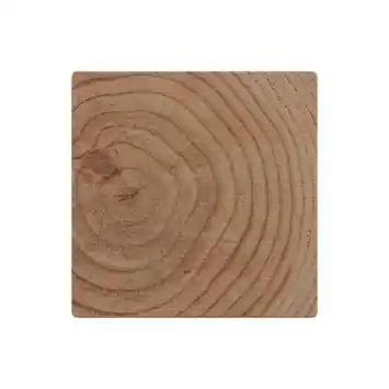 Tuinpaal vierkant Douglas hout geschaafd 8,5 x 8,5 x 240 cm