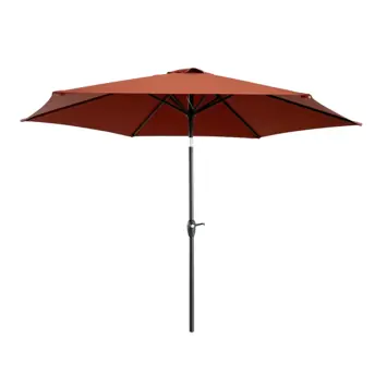 Handson parasol Florida terracotta Ø 270 cm met hendel