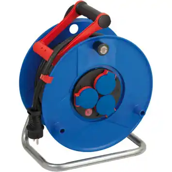 Brennenstuhl Kabelhaspel 3-voudig Blauw 25 Meter