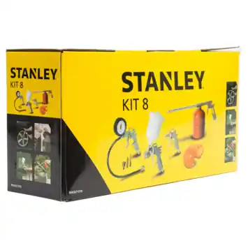 STANLEY luchtgereedschapset 8-delig