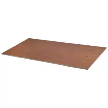 Betonplex plaat lichtbruin 125 x 61 cm 12 mm