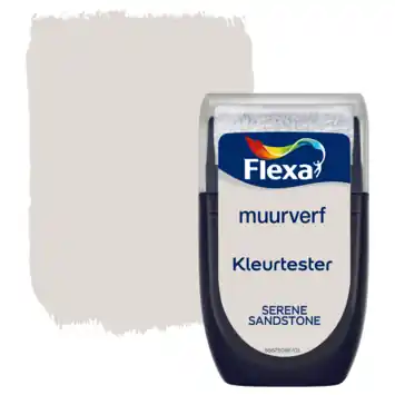Flexa Creations muurverf kleurtester mat serene sandstorm 30 ml