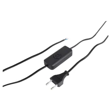 Handson Led Snoerdimmer 1-100 W 1,5 meter snoer Zwart
