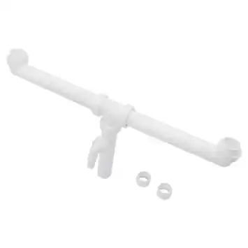 Sanivesk Duploafvoer Gelijk 6/4x40mm Wit