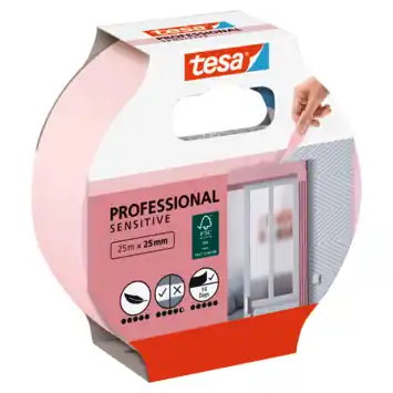 Tesa Professional Sensitive schilderstape roze 38 mm x 25 m