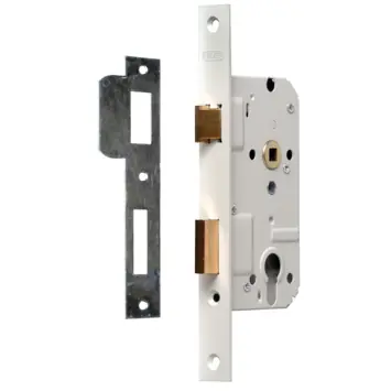NEMEF 500 serie insteekcilinderslot binnendeur wit Doorn 50mm PC 72mm