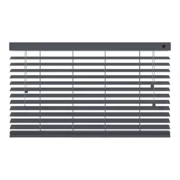 vtwonen houten jaloezie 50 mm basalt (kleurnr. 955) 140x180 cm (bxh)