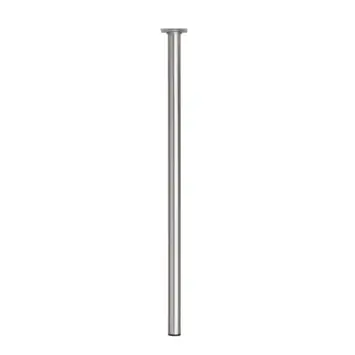 Duraline tafelpoot rond nikkel geborsteld Ø3x70 cm