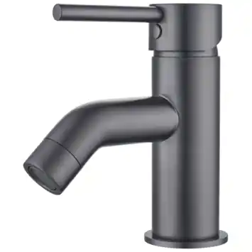 Atlantic wastafelkraan Oscar gun metal