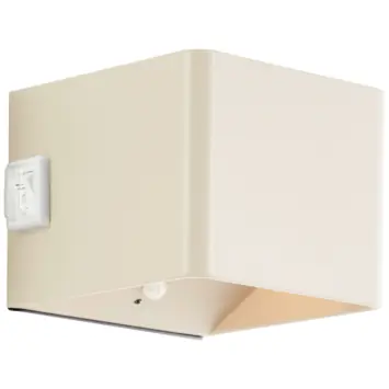 Brilliant draadloze wandlamp Iseo beige 4W met sensor