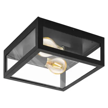 Eglo buitenlamp plafondlamp Alamonte zwart