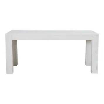 Eettafel Liefburg wit steigerhout 95 x 200 cm