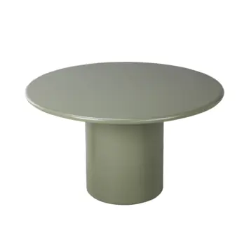 Eettafel Theo-Bert Pot groen hout ø 130 cm