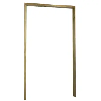 Tuinpoort kozijn met aanslaglat grenen hout geschaafd 9,5 x 160 x 210 cm