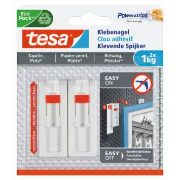 Tesa Verstelbare Klevende Spijker voor Behang & Pleisterwerk