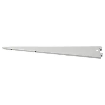 Handson plankdrager dubbel mat zilver 37 cm