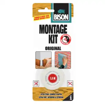 Bison montagekit original tape 19 mm x 1.5 m