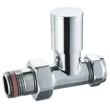 Haceka thermostatische radiatorkraan recht 15 mm
