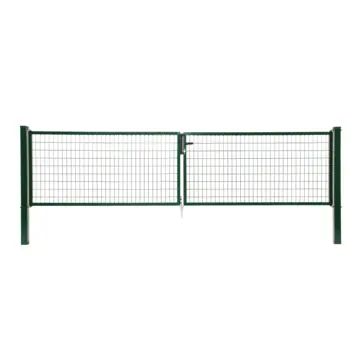 Giardino dubbele tuinpoort Napoli RAL 6005 groen 170 x 400 cm (2 x 200 cm)