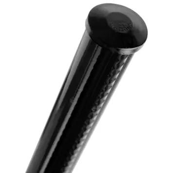 Profielpaal rond RAL 9005 zwart ø 48 mm, lengte 200 cm