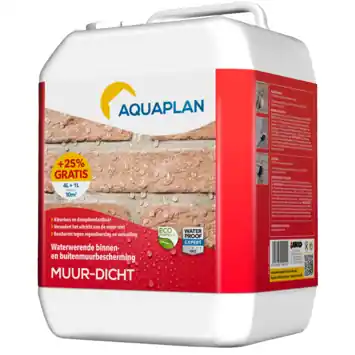 Aquaplan muur-dicht coating 4 L + 25%